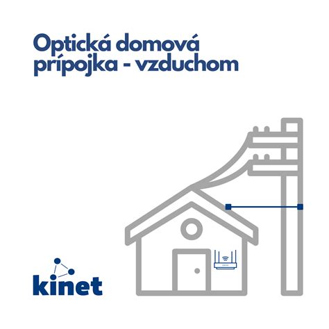Inštalácia optického kábla vzduchom k rodinnému domu