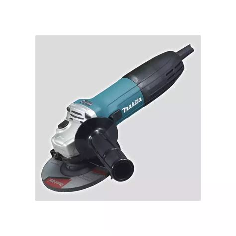 Detailný záber na ergonomické telo a ovládacie prvky brúsky Makita GA5030R