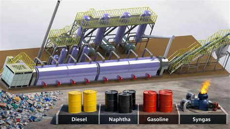 Zobrazenie recyklácie plastového odpadu a jeho premena na stavebné materiály