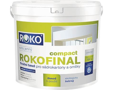 Detailná ukážka jemnej textúry stierky Rokofinal pri nanášaní na sadrokartónový povrch