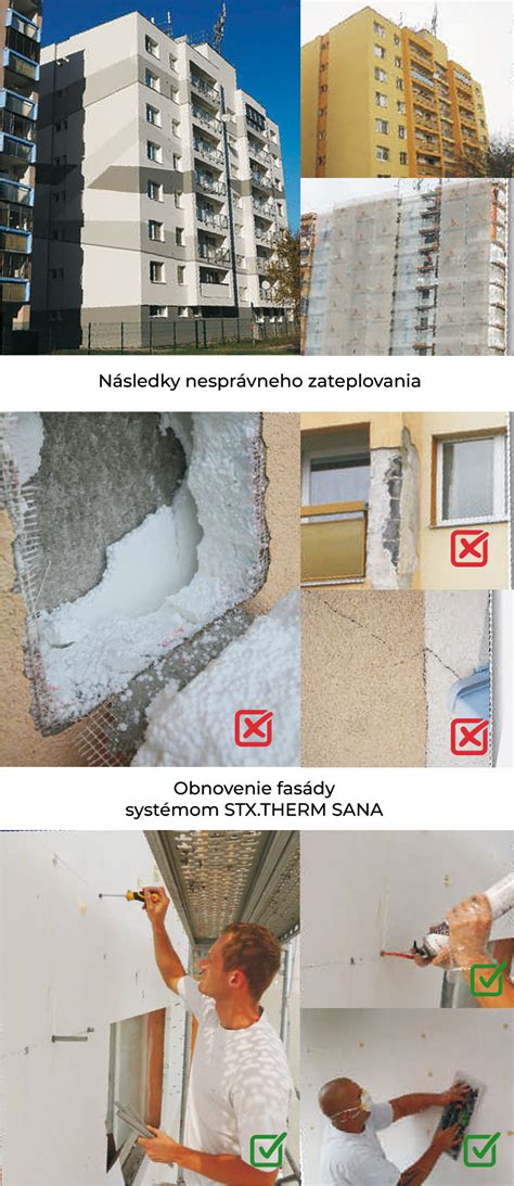 vizualizácia poškodenia minerálnej fasády vplyvom vlhkosti a plesní