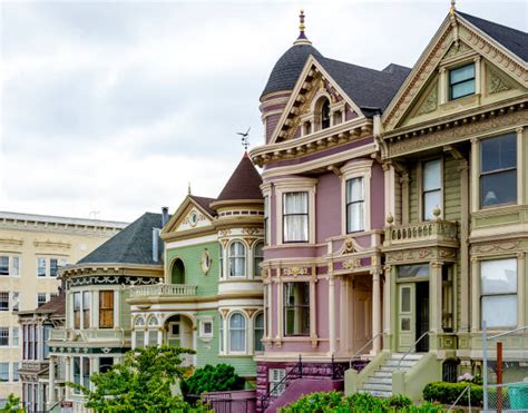 Viktoriánske domy Painted Ladies v San Franciscu