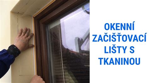 Detailné znázornenie inštalácie začisťovacej APU lišty na okenný rám