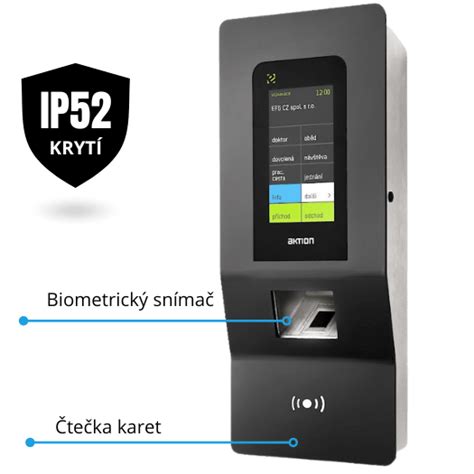 Moderný prístupový systém s čítačkou odtlačkov prstov