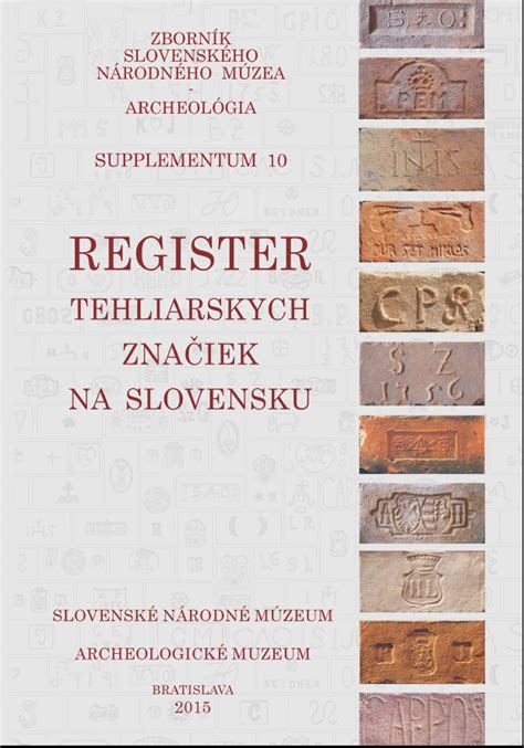 archívne zobrazenie historických tehliarskych značiek