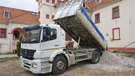 doprava sypkých materiálov nákladným vozidlom