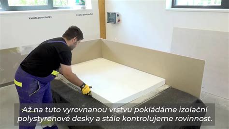 postup vyrovnávania podlahy nivelizačnou hmotou