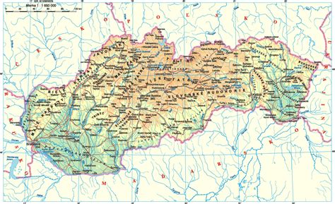 Mapa Slovenska s vyznačeným výrobným závodom ATTACK