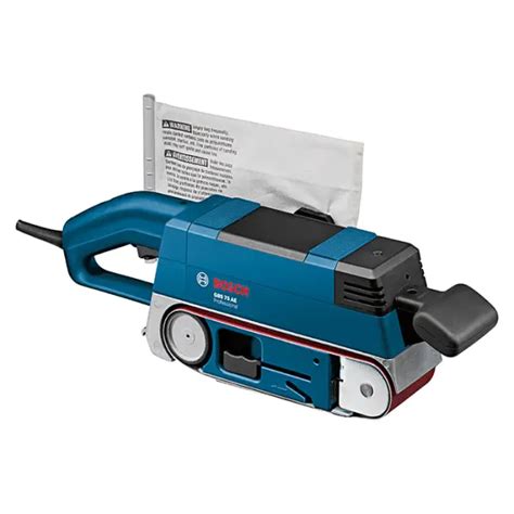 Pásová brúska Bosch GBS 75 AE v pracovnom nasadení