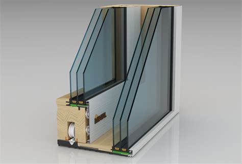 Štruktúra drevohliníkového okna