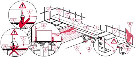 Technický rez inštaláciou sprchového žľabu Alcaplast APZ4 pri stene