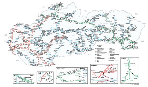 Mapa znázorňujúca sieť mostíkov v danej lokalite