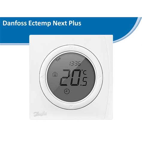 Zobrazenie rozhrania termostatu Danfoss ECtemp Next Plus