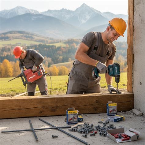 Stavebné náradie a obkladové materiály pripravené na prácu
