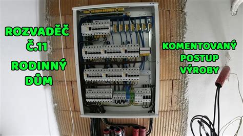 Schéma inštalácie rozvádzača pod omietku do muriva