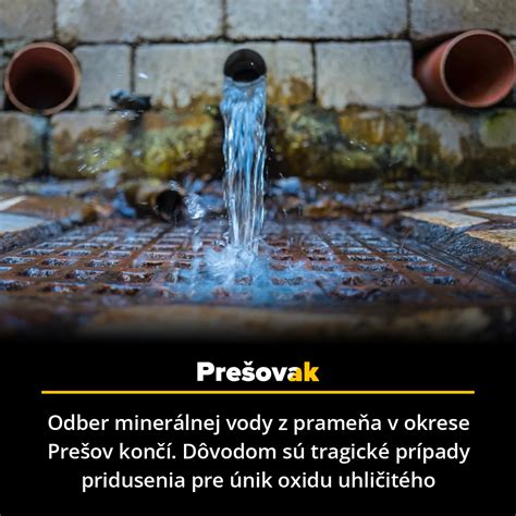 Detail prameňa liečivej minerálnej vody