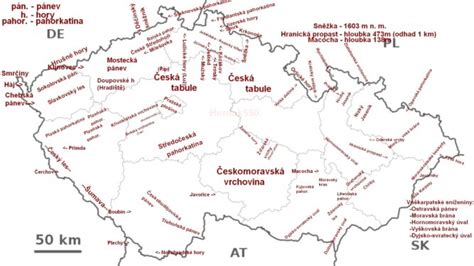 Mapa zosuvných území a geologické profil cesty I/65 v Kremnických Baniach