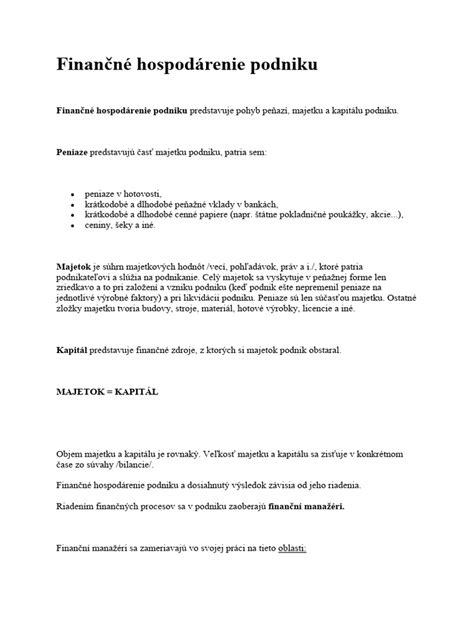 Finančná stabilita uchádzača