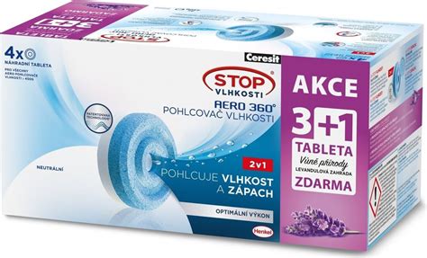 Štruktúra a zloženie Ceresit Stop Vlhkosti Aero 360° tablety