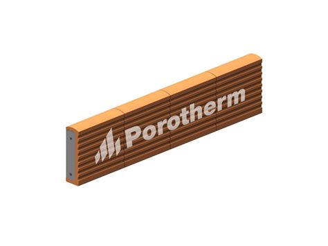 Montáž plochých prekladov Porotherm
