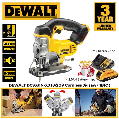 DeWalt DCS331N akumulátorová priamočiara píla s batériou