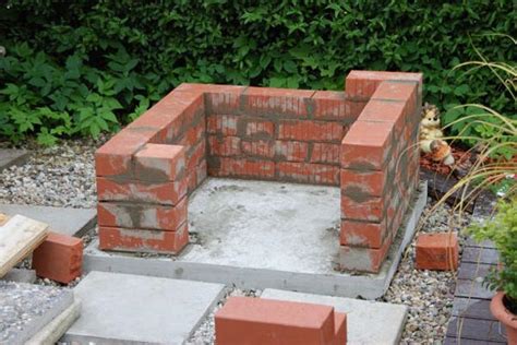 Betónové základy pre murovaný gril