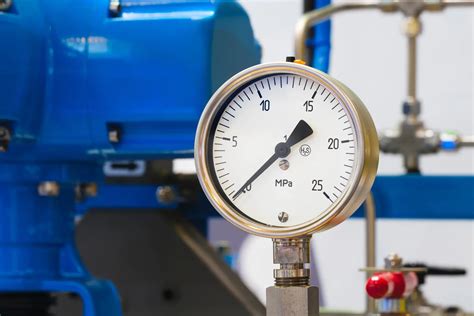 Manometer zobrazujúci optimálny tlak v zelenom rozsahu