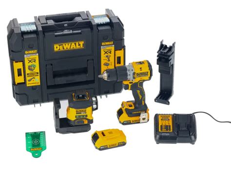 Kompletné balenie krížového lasera DeWalt s príslušenstvom