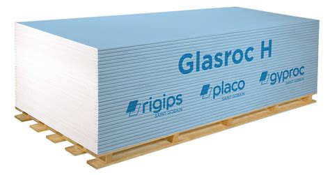 Detail dosky Glasroc H s pohľadom na sklenú rohož