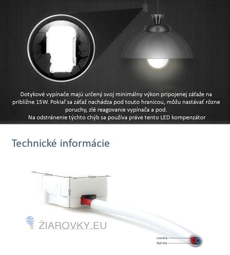 Kompenzátor pre odstránenie blikania LED žiaroviek