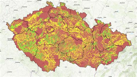 Mapa oblastí s podporou pre kotly na biomasu