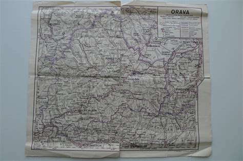 Mapa Oravy s vyznačenými rekonštruovanými cestami