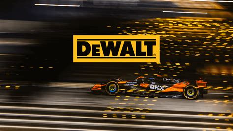 Logo DEWALT a McLaren F1 Team