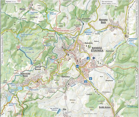 Mapa obce Sverepec a okolia v Považskej Bystrici