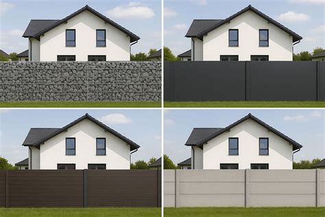 Porovnanie rôznych materiálov na ploty