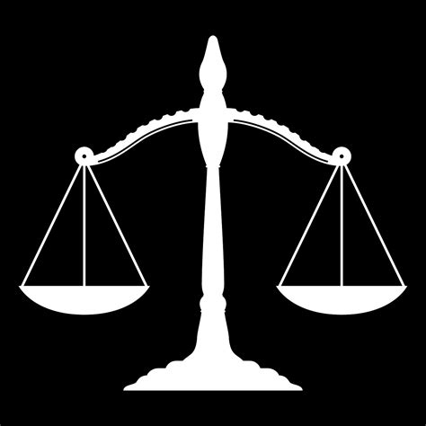 Váhy spravodlivosti alebo symbol právnej pomoci