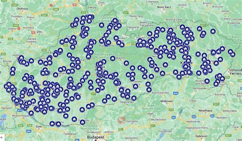 Mapa zapojených škôl do PISA 2025 na Slovensku