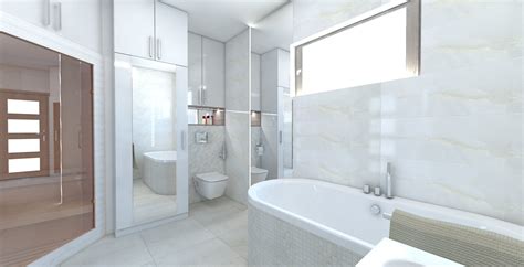 Vizualizácia interiéru s obkladom Loire Crema