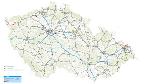 Mapa s vyznačenými prepravnými trasami