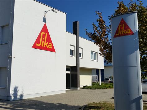 Sídlo a pobočky spoločnosti Sika Slovensko