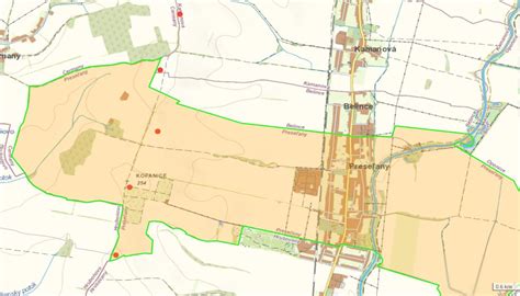 Mapa s umiestnením odpadkových košov v Smart City riešení