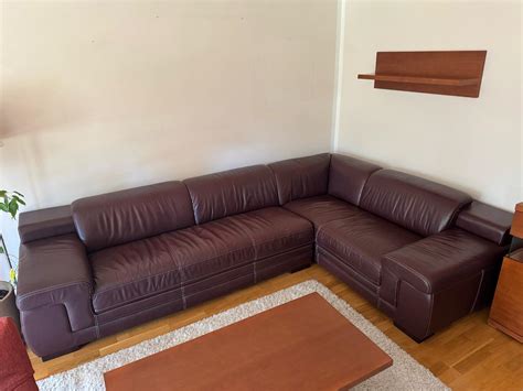 Luxusná kožená sedačka v obývačke