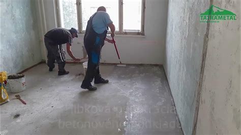 Nivelácia podlahy laserovým meračom