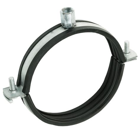 Schéma objímky s gumou pre vzduchotechnické potrubie