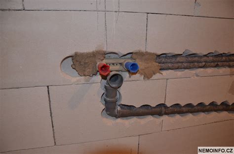 Nové rozvody vody v kúpeľni