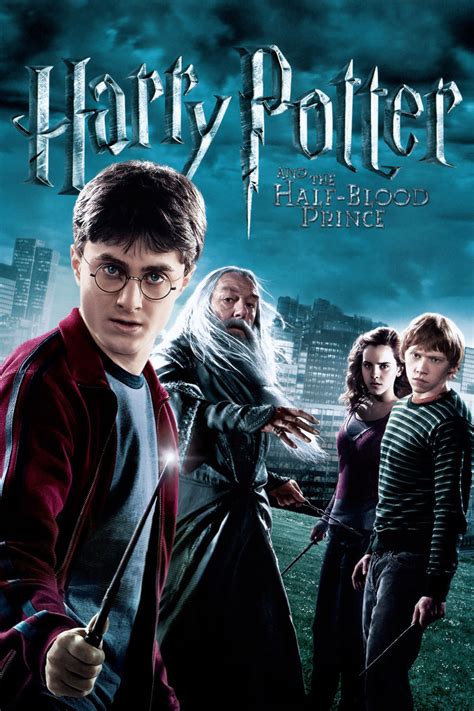filmový plagát Harry Potter a Polovičný princ s hlavnými hrdinami
