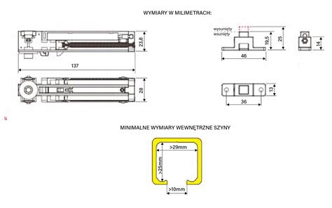 Funkčný diagram horného vodítka posuvných dverí