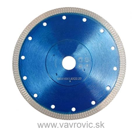 Prehriaty diamantový kotúč s farebnými pásmi na segmente