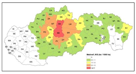 Mapa doručenia po Slovensku