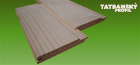 Štruktúra dreveného obkladu Tatranský profil